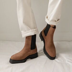 Jenni Kayne Brooklyn Lug Boot in Walnut